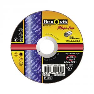 Mega-Line Cutting Disc Flexovit A 24 V-BF41 Inox